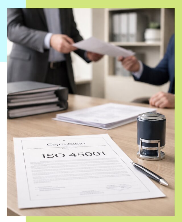 Сертификат ISO 45001 в Усолье-Сибирском под ключ от 46440 р. | Сертэкс